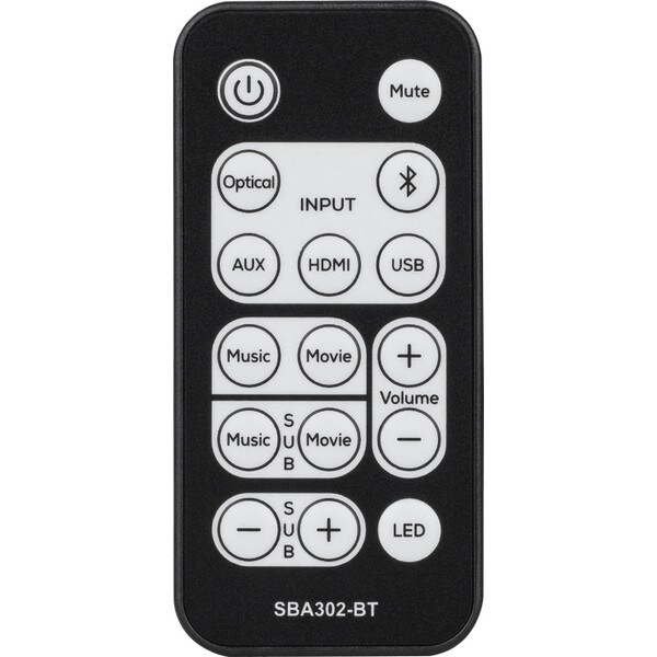 Main product image for Dayton Audio SBA302-BT Sound Bar Amplifier Kit with BT and IR Remote300-880